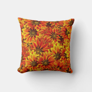 Orange Sunflowers Cushion