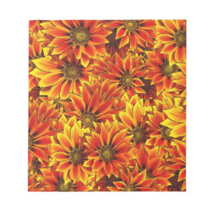 Orange Sunflowers Notepad