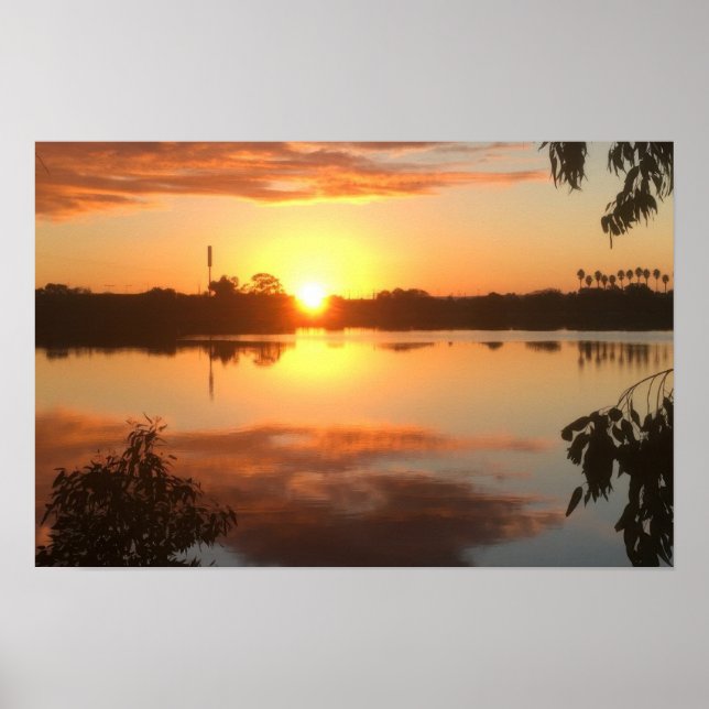 Orange Sunrise  Poster (Front)