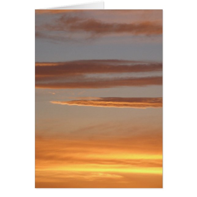 Orange Sunset Card (Front)