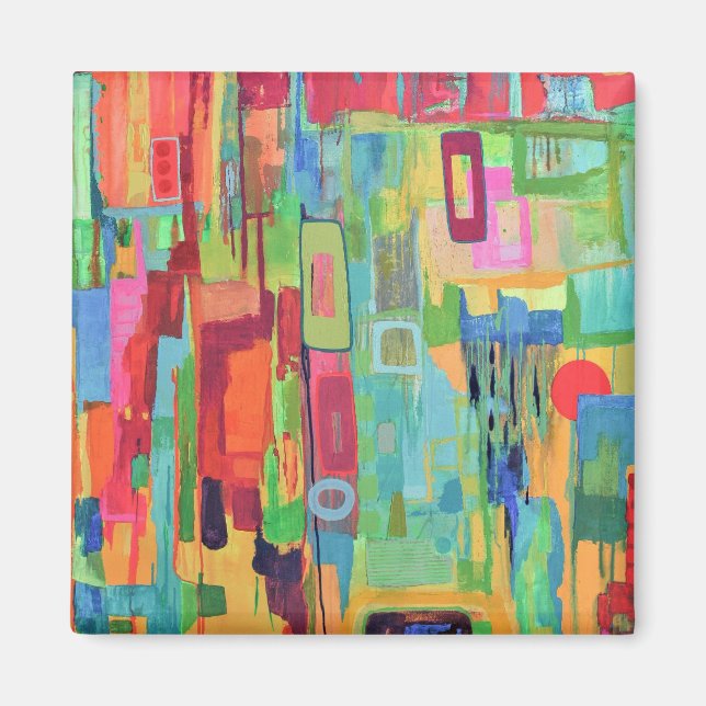 Orange Sunshine Magnet (Front)