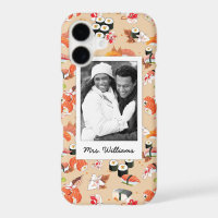 Orange Sushi Pattern | Add Your Photo