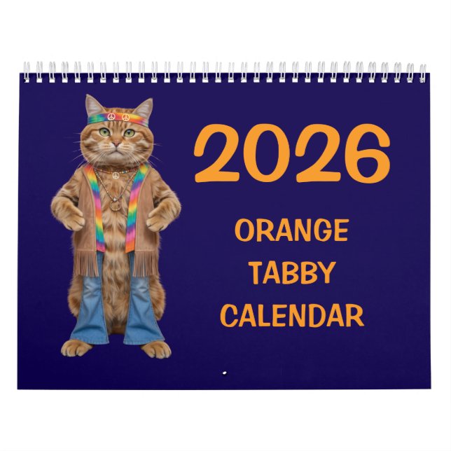 Orange Tabby Calendar (Cover)