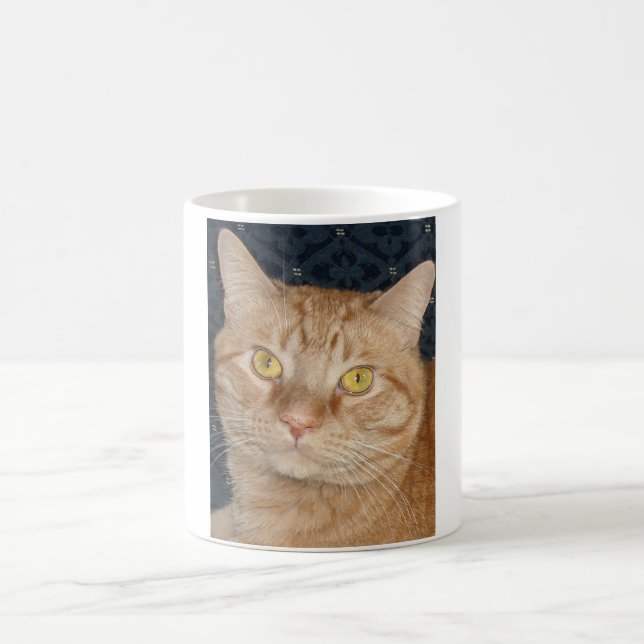 Orange Tabby Cat Coffee Mug (Center)