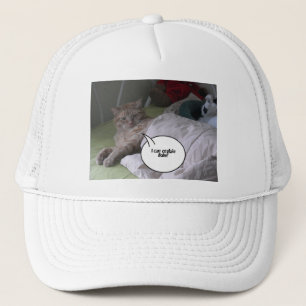 Orange Tabby Cat Humour Trucker Hat