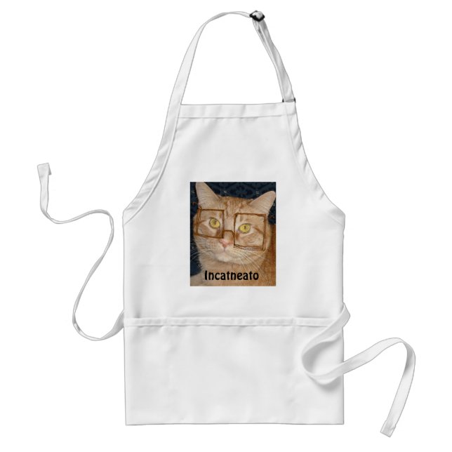 Orange Tabby Cat/Incognito Standard Apron (Front)