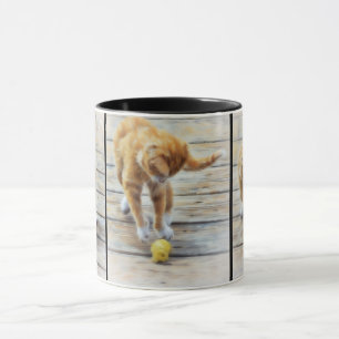 Orange Tabby Cat Kitten Playful Pics Mug
