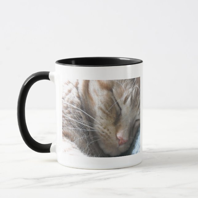 Orange Tabby Cat Mug (Left)