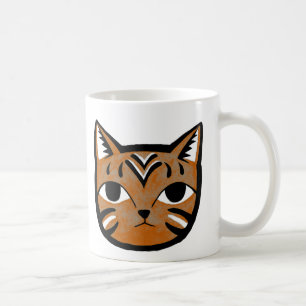 Orange Tabby Cat Mug Unique Cat Graphic Mug Cup
