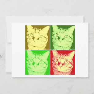 Orange Tabby Cat Pop Art