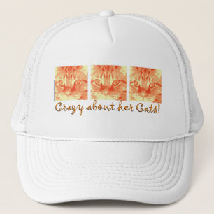 Orange Tabby Cat Trucker Hat