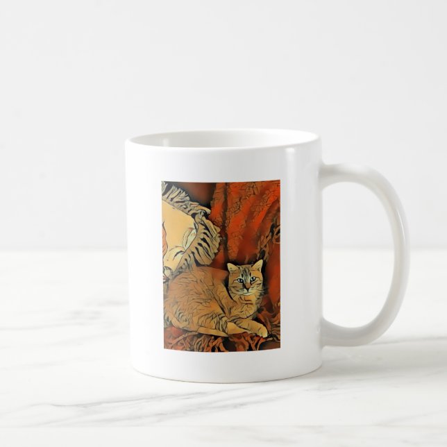 Orange Tabby Coffee Mug (Right)