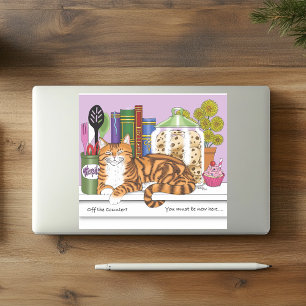 Orange Tabby Kitchen Counter Top Cat