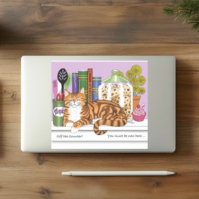 Orange Tabby Kitchen Counter Top Cat (Creator Uploaded)