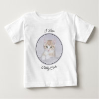 Orange Tabby Kitten Painting - Original Cat Art
