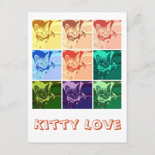 Orange Tabby Kitten Postcard