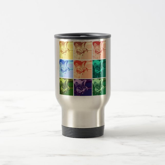 Orange Tabby Kitten Travel Mug (Center)