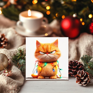 Orange Tabby’s Holiday Drama Holiday Card