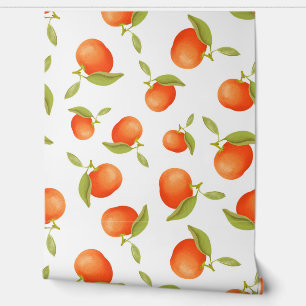 Orange Tangerines White Background Wallpaper