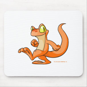 Orange Techo on a quest Mouse Mat