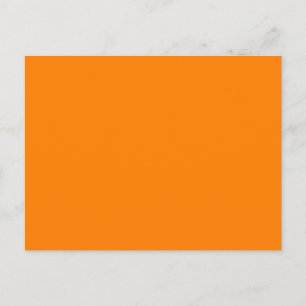 Orange template to personalised pictures and text postcard