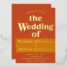 Orange Terracotta Modern Retro