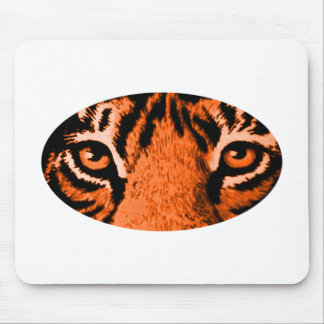 Orange Tiger Eyes The MUSEUM Zazzle Gifts Mouse Mat
