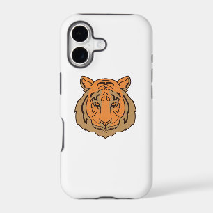 Orange Tiger Face
