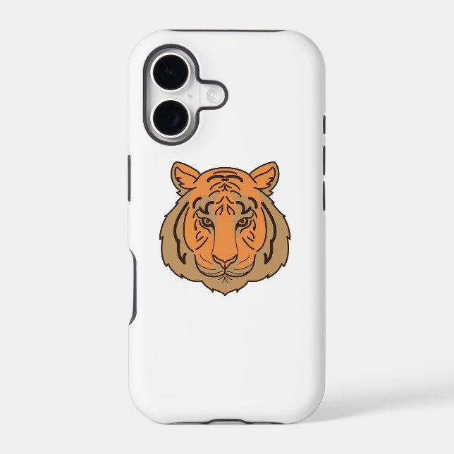 Orange Tiger Face (Back)