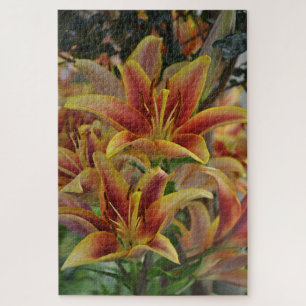 Orange tiger lilies jigsaw puzzle