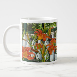 Orange Tiger Lilies - Martha's Vineyard Large Coffee Mug