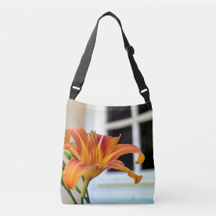 Orange Tiger Lily All Over Tote Bag