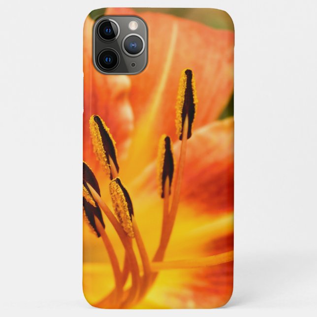 Orange Tiger Lily Case-Mate iPhone Case (Back)