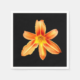 Orange Tiger Lily Paper Napkins