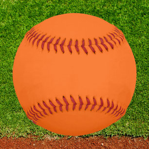 Orange Tiger Solid Colour Baseball