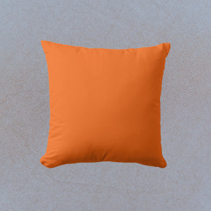 Orange Tiger Solid Colour Cushion