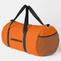Orange Tiger Solid Colour Custom name 