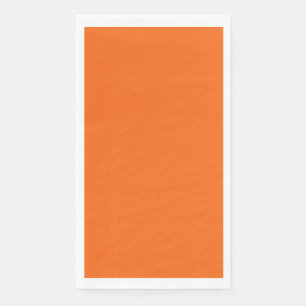 Orange Tiger Solid Colour Napkin