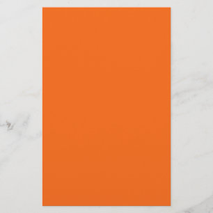 Orange Tiger Solid Colour Stationery
