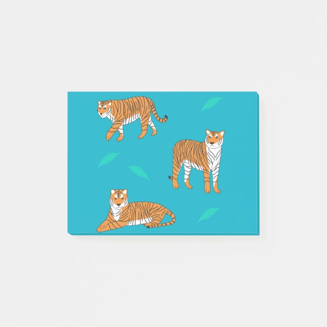 Orange Tigers Post-it Notes (Front)