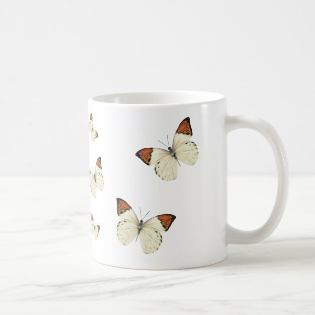 Orange Tip Butterflies Coffee Mug (Right)