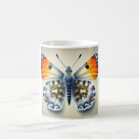 Orange Tip Butterfly 300724IREF201 - Watercolor