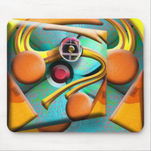 Orange Too Mouse Mat
