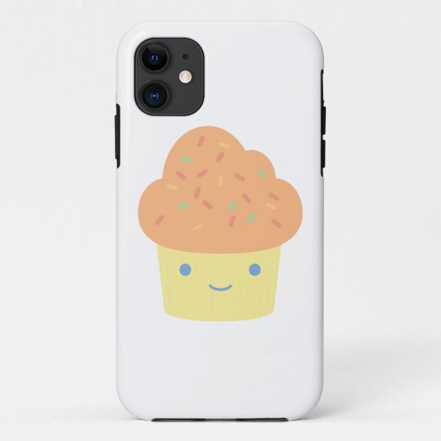 Orange Top Cupcake Case-Mate iPhone Case (Back)