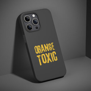 Orange Toxic Unti Trump Political Resistance iPhone 15 Pro Case