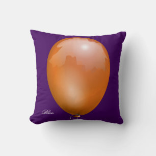 Orange toy balloon funny unique cushion