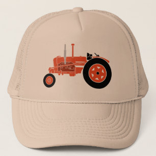 Orange Tractor Hat
