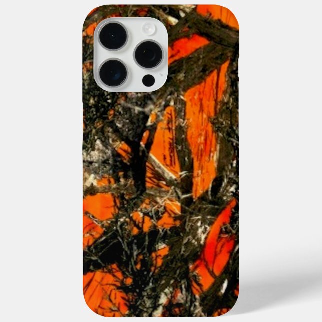 "Orange Tree Branch Camouflage" Case-Mate iPhone Case (Back)