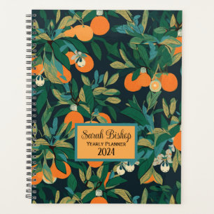 Orange Tree Custom Yearly Planner Hardcover