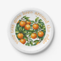 Orange tree Graphic illustration – Custom text